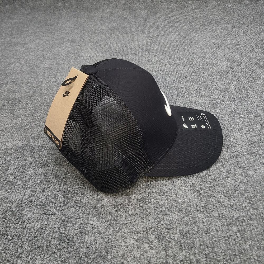 Nike Hat Rise Cap Snapback M/L Black Structured Trucker Adult Unisex II1314 010 - Picture 9 of 11